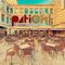 Tomar el vermouth en el patio de la laboral